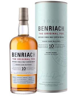 BenRiach The Original Ten 10 år Single Speyside Malt Whisky flaske
